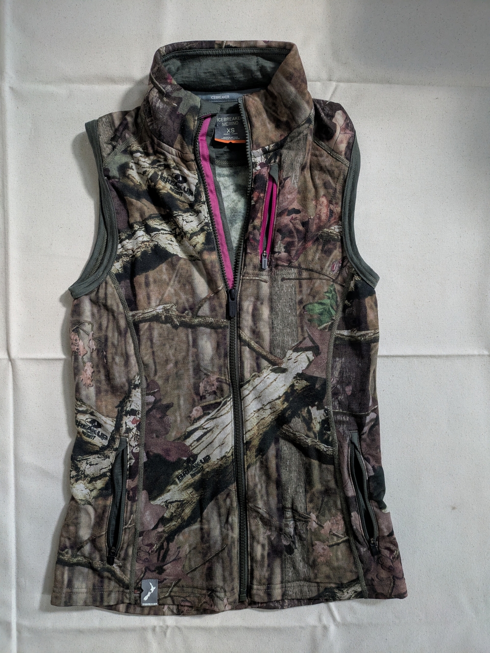 Icebreaker Merino Wool Women's Camo Vest XS